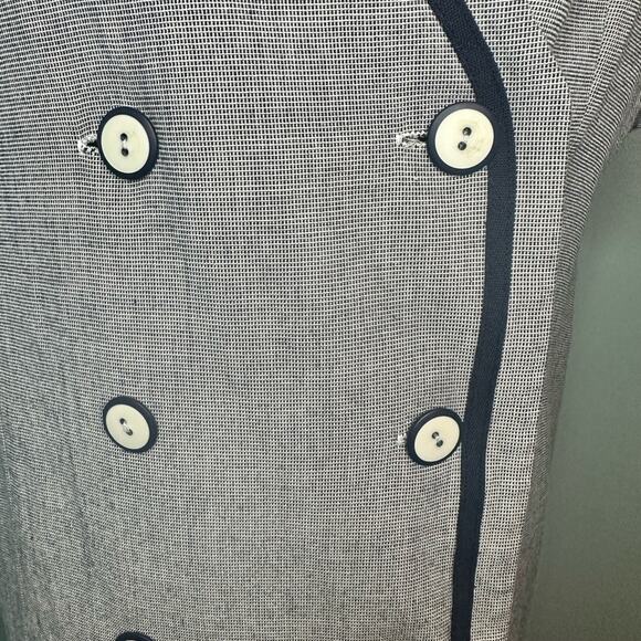 Vintage R.E.O Pleated Work Dress – Classic Elegance with Retro Charm - Picture 6 of 12